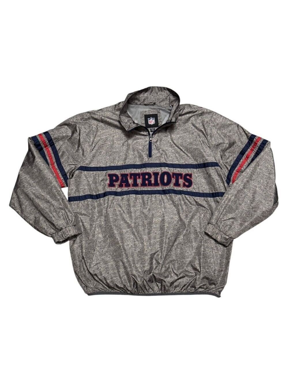 New England Patriots NFL Football Lightweight Splash Team Jacket Mens 2XL